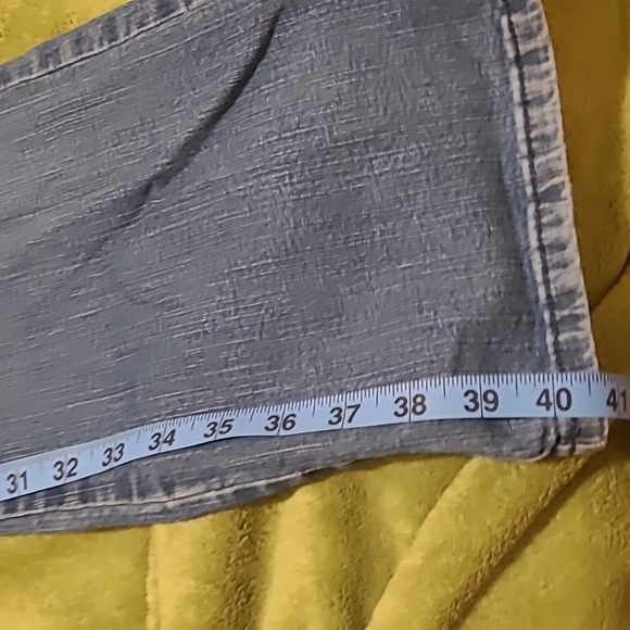 Lee Slender Secret Lower On The Waist Womens Plus Light Blue Denim Wash 5 Pocket - Picture 6 of 11